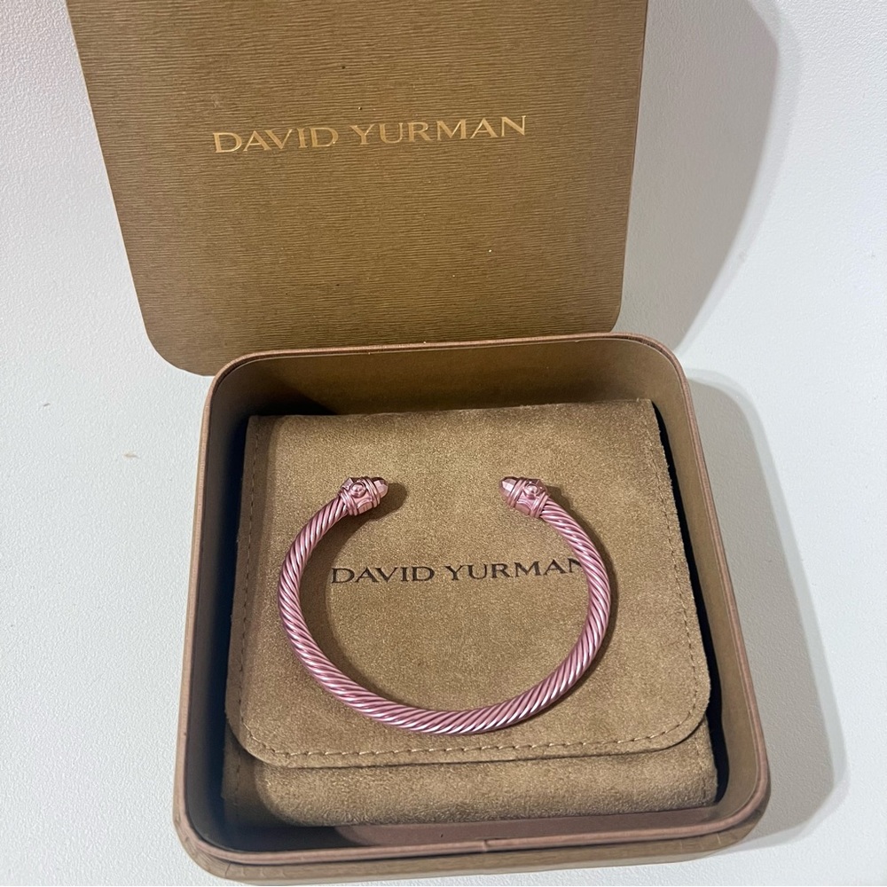 David Yurman Renaissance Classic Cable Bracelet in Rose